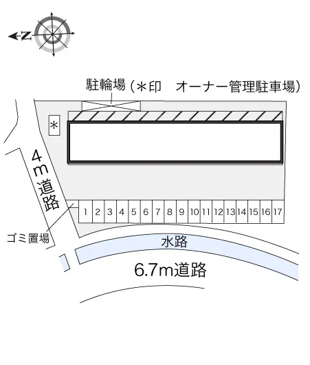 ★手数料０円★姫路市辻井１丁目　月極駐車場（LP）